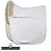Sporting Goods : Roma Merino Sheepskin Dressage Square Saddle Pad - White