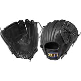 <少年軟式グラブ>ZETT 2008NEWモデル グランステイタス 井川モデル ブラック サイズL BJGA71811-1900-LH