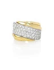 Leo Pizzo Diamond 18k Two Tone Gold Ring