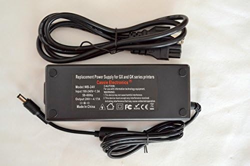 Power Supply for Zebra GX420T Printer AC Adapter Cord by Cassie