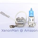 H3 55W Hyper White Xenon HID Style Fog Light Bulbs