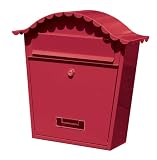 ADORN LOXLEY POST BOX - CHERRY RED Outdoor Living