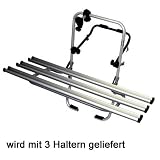 PORTE VELO HAYON STEELBIKE ALU A RAIL POUR 3 VELOS TÜV