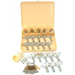70 Clock Pocket Watch Crank Keys Tool Sz 00-16 2-6.25mm