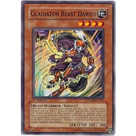YuGiOh GX Phantom Darkness Single Card Gladiator Beast Darius PTDN-EN031 Common