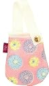 Washable Pink Universal Mobile Cell Phones Accessory Leather like Case Pouch -- Flowers from Eamee