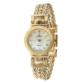 Peugeot Women's Gold-Tone Jewelry Bracelet Watch #791G