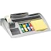 Post-It Organiser C50 silber, inkl. Post-It Haftnotizen und Scotch Tape