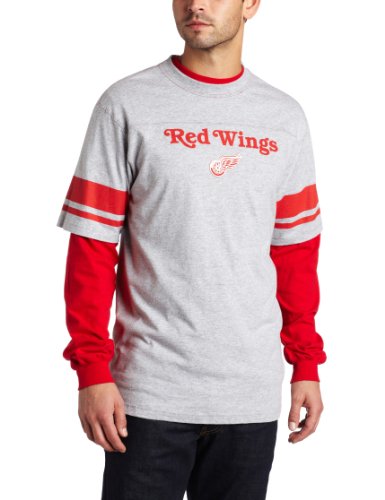 NHL Men's Detroit Red Wings Option 3-In-1 Combo Pack (Grey, Large)