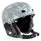 Pro-Tec Assault Danny Kass 2010 Men's Snowboard Helmet - Grey Graphic
