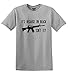 GunShowTees Men's It's Because I'm Black, Isn't It? M16 AR15 Gun Firearm T-Shirt