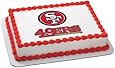1 X NFL San Francisco 49ers ~ Edible Cake Image Topper