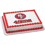1 X NFL San Francisco 49ers ~ Edible Cake Image Topper