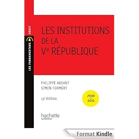 Les Institutions de la Ve R�publique 2010/2011