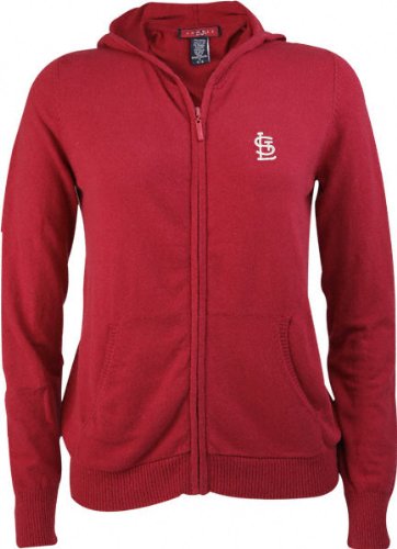 St. Louis Cardinals Women's Long Sleeve Full Zip Hooded Sweatshirt