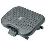 Compucessory Footrest Tilting Adjustable H95-170mm W460 x D340 x H171 Charcoal Ref CCS23751