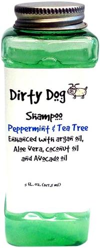 Naturally Pampered Dirty Dog Shampoo Peppermint and Tea Tree, 5-Ounce