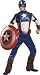 Search : The First Avenger Deluxe Adult Captain America Costume - Adult Superhero Costumes
