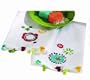 Tag Flora 100-Percent Cotton Embroidered Guest Towels, Bohemian Pattern, Set of 2