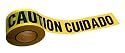 English-Espanol High-Visibility CAUTION - CUIDADO Safety Tape 300' Roll