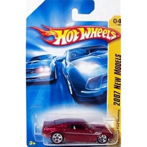 Hot Wheels '69 Ford Mustang, Red, FTE, Gray Interior, Chrome Grill 4 2007 1/64