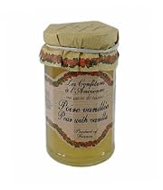 Pear Vanilla Jam Andresy All natural French jam pure sugar cane 9 oz jar Confitures a l'Ancienne, Three