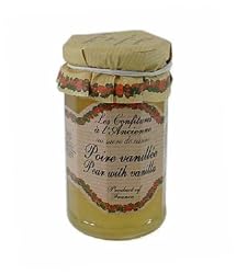 Pear Vanilla Jam Andresy All natural French jam pure sugar cane 9 oz jar Confitures a l'Ancienne