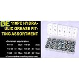 Grease Nipple Assortment Kit Standard SAE 110pc NEW