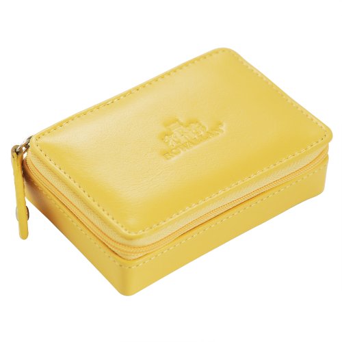 willow tree stores Discount Cathy's Concepts Leather Mini Zip-Around Jewelry Case, Cornsilk Yellow