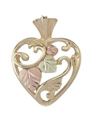 Black Hills Gold Heart Pendant