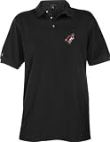 Phoenix Coyotes Black Classic Pique Stainguard Polo Shirt