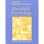 Abnormal Psychology in a Changing World: Study Guide