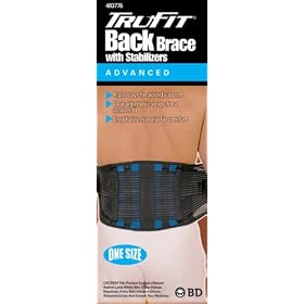 Click here to buy Tru-Fit Multi-Purpose Back Brace Black One Size Fits All by TruFit.
