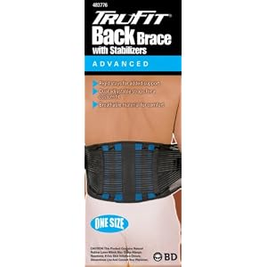 Tru-Fit Multi-Purpose Back Brace Black One Size Fits All by TruFit