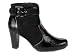 MEXX Schwarze Stiefeletten Damenschuhe Markenschuhe Stiefel Schuhe - schwarz