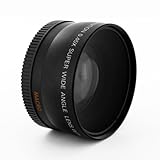 Digital King 0.45x 58mm Wide Angle Lens with Macro for Canon EOS Rebel T2i, 7D, T1i, 5D Mark II, 50D, 30D, EF-S 55-250mm f/4-5.6 IS, EF 50mm f/1.4 USM