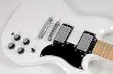 Produkt-Bild: E-Gitarre SG-Style LM-SG-WH by LE MARQUIS N.Y.