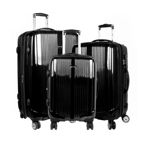 J World New York Concord Hardside 3 Piece Spinner Luggage Set All