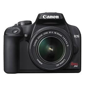 Click here to buy Canon Rebel XS 10.1MP Digital SLR Camera with EF-S 18-55mm f 3.5-5.6 IS Lens (Black) by Canon.