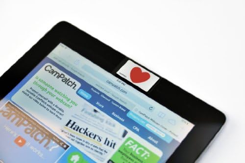 Webcam Cover by CamPatch - Heart (2 per-order)