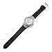 Miler Women's Genuine Leather Crystal Fashion Watch