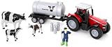Massey Ferguson Tractor, Trailer and AnimalsIMAGE
