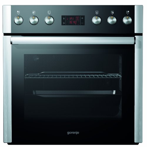 Gorenje BCP7558AX Einbau-Elektroherd / A / 0.87 kWh / Edelstahl / HomeMADE-Backmuffe mit bogenf&ouml;rmiger Ofenkuppel / Elektronische Touch Control-Ze ...