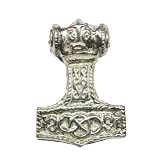 Sterling Silver Traditional Scadinavian Norse Thor's Hammer- Hedeby