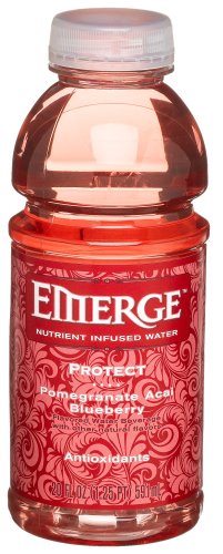 Cott Beverages Emerge Protect, Blueberry acai pomegranate, 20-Ounce Bottle (Pack of 24) by Cott Beverages