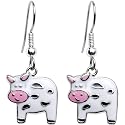 Handcrafted Moo Moo Cow Earrings