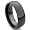 Black Tungsten Carbide Wedding Band Ring Sz 6.0 SN#793