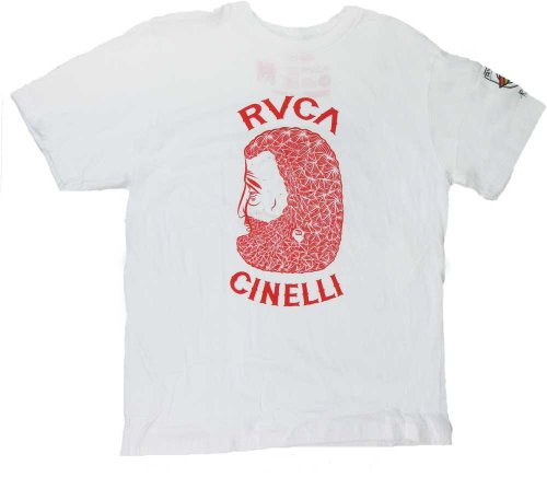 Cover image : RVCA Cinelli Logo White Mens Tee Shirt - Designed by Ray Fong！ Limited Edition！