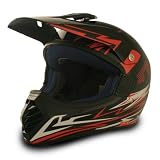 VCAN V350 Gloss Red Wicked Graphics Small Off Road Helmet 412c9D5wYjL. SL160 VCAN V350 Gloss Red Wicked Graphics Small Off Road Helmet