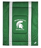 Michigan State Spartans Twin Size Sideline Comforter
